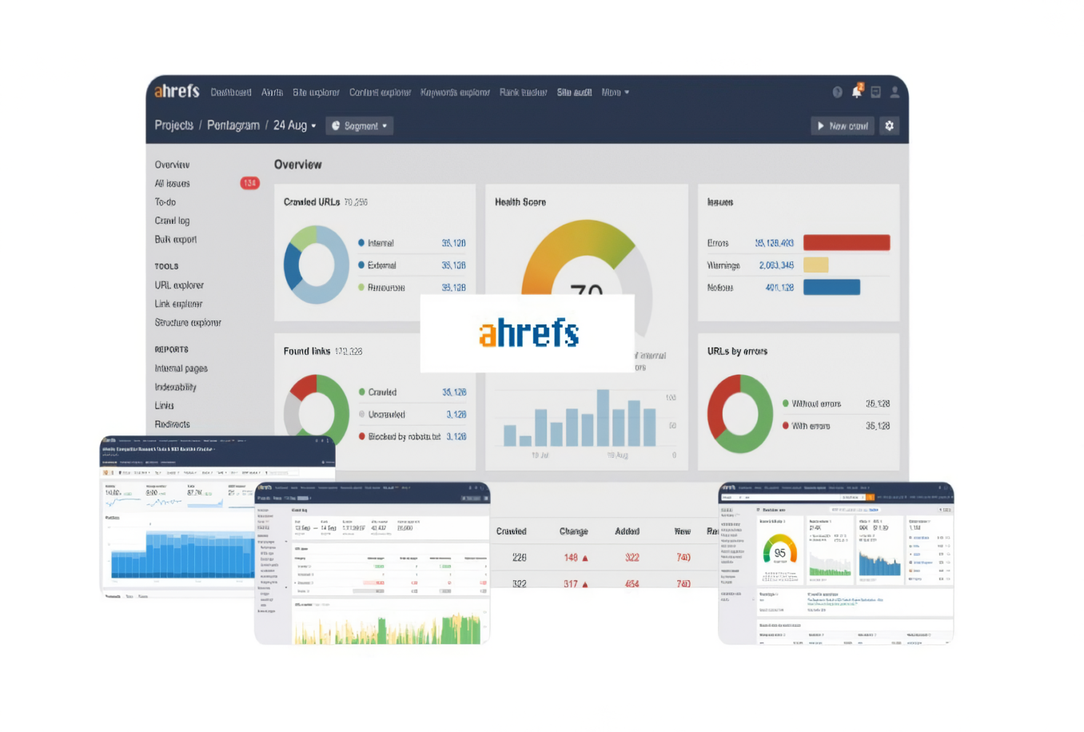 Preview produk Akun Ahrefs Backlink Checker SEO Pro (1 Bulan) Full access Akun Bergaransi